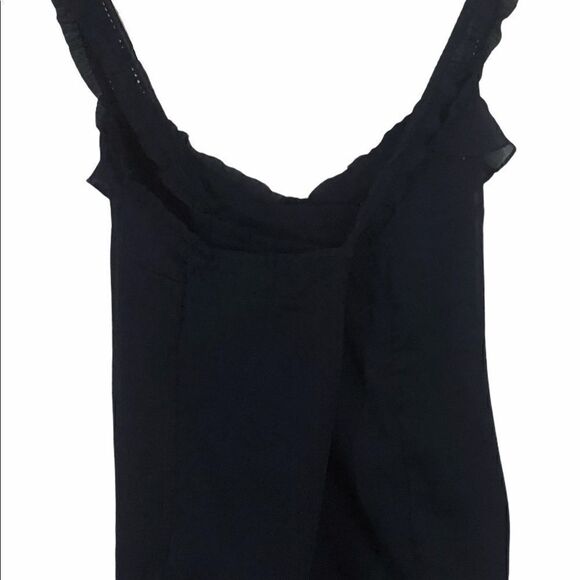 Abercrombie and Fitch XS Navy Ruffled Tank - Picture 2 of 3